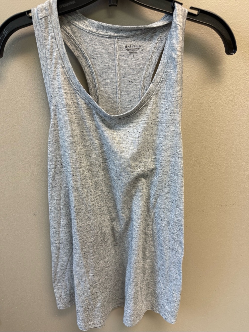 Athleta Light Heather Gray Racerback Tank